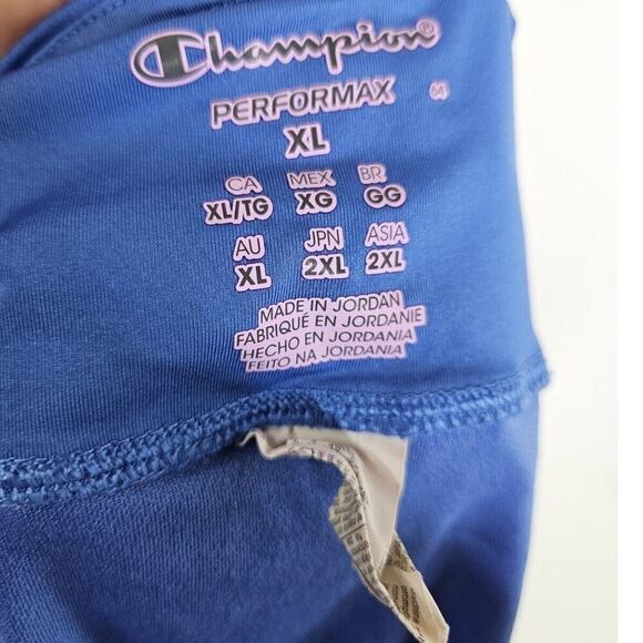 Champion Women'S Blue Running Shorts XL Lined Short Athletic Performance - Picture 5 of 5